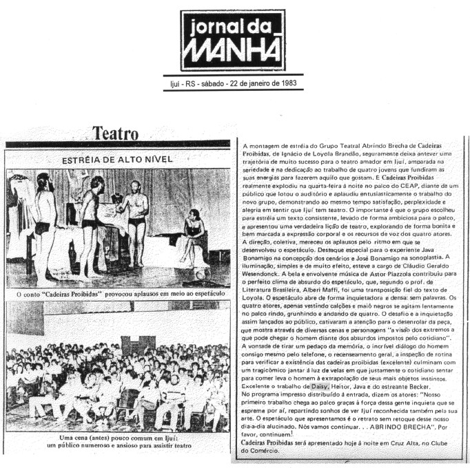 Crítica Cadeiras proibidas