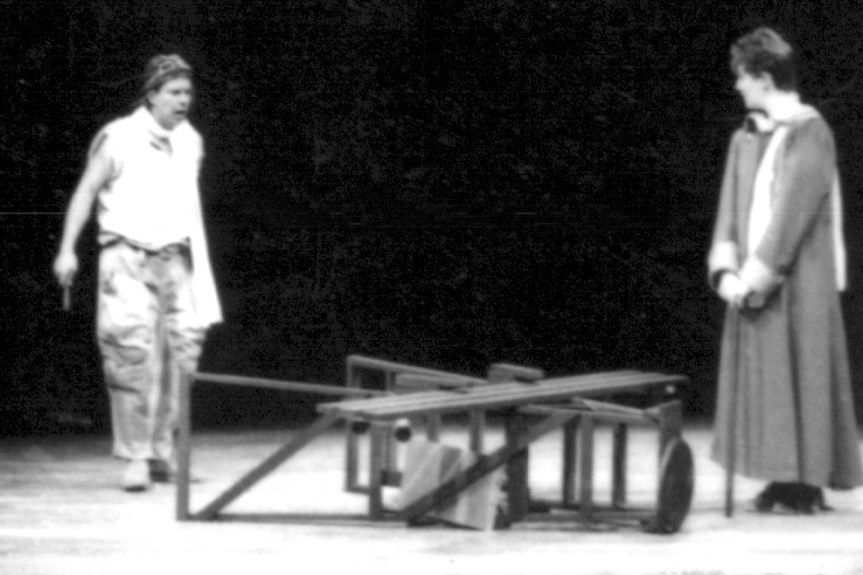 O Aviador (Heitor Schmidt) e o Pequeno Príncipe (Heloísa Paloro)