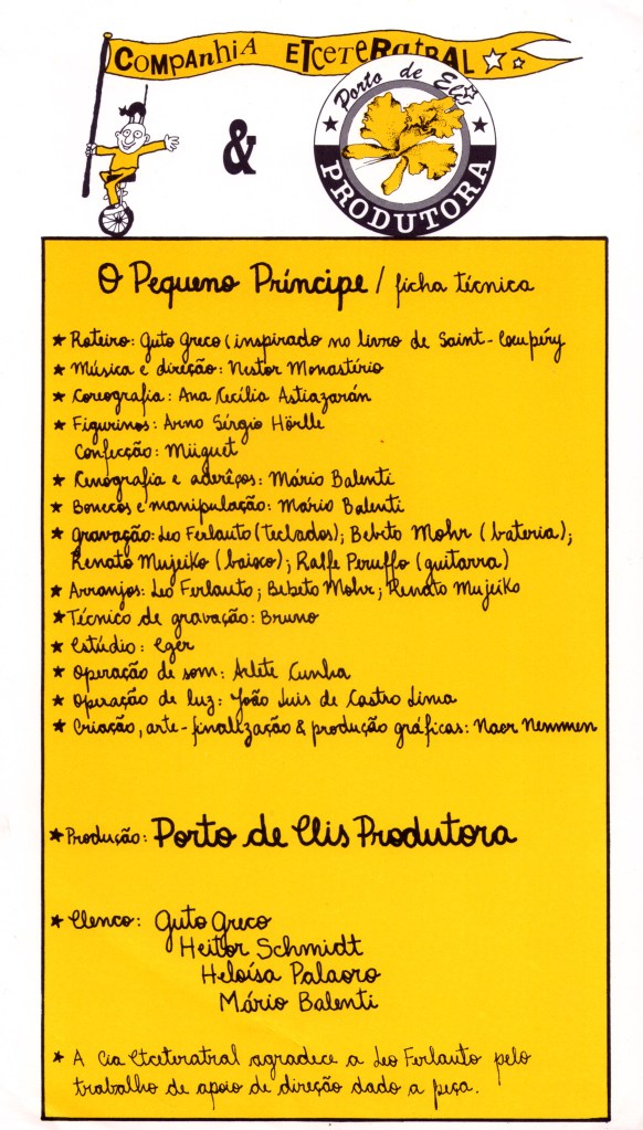 Programa de Estreia (By Naor Nemmen)