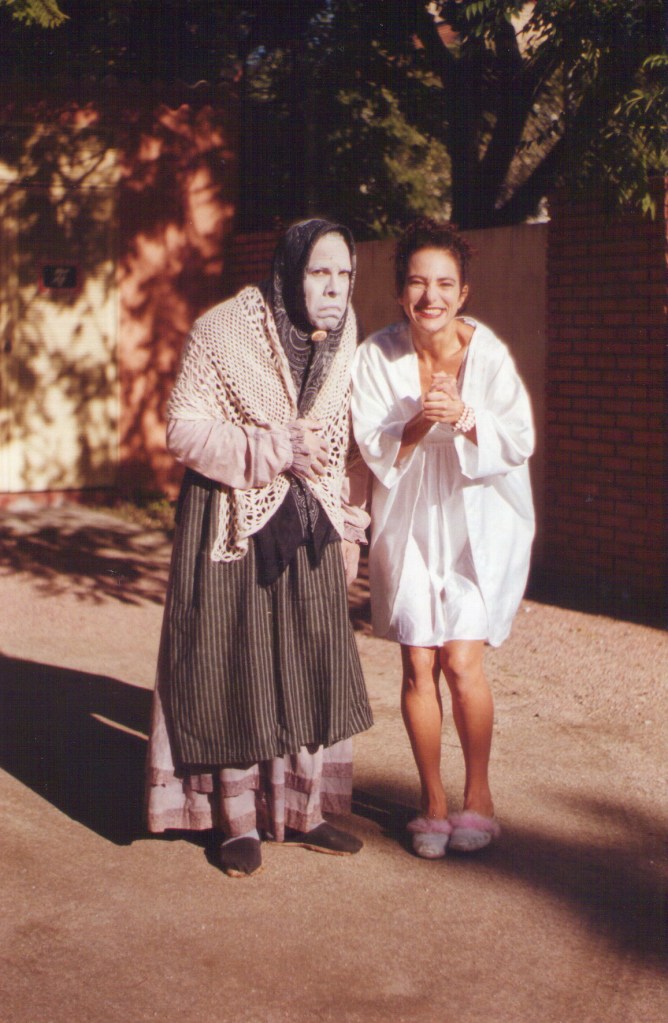Heitor Schmidt (La Nonna) e Deborah Finnocchiaro (Pois é, Vizinha). Porto Alegre - RS - 2000.