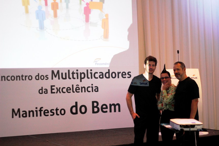 Rafael Franskowiak, Fernanda Petit e Heitor Schmidt (Foto: João Pedro Gäelzer da Silva)
