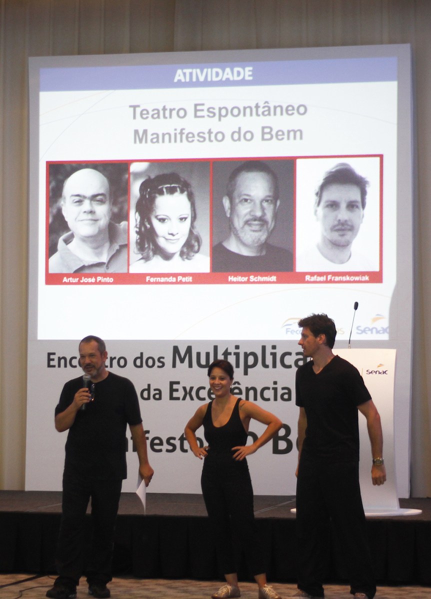 Heitor Schmidt, Fernanda Petit e Rafael Franskowiak (Foto: João Pedro Gäelzer da Silva)
