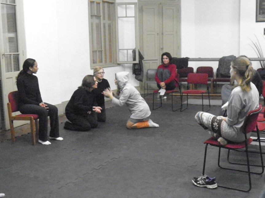 Ensaio de Teatro Espontâneo - CCMQ - Porto Alegre - RS