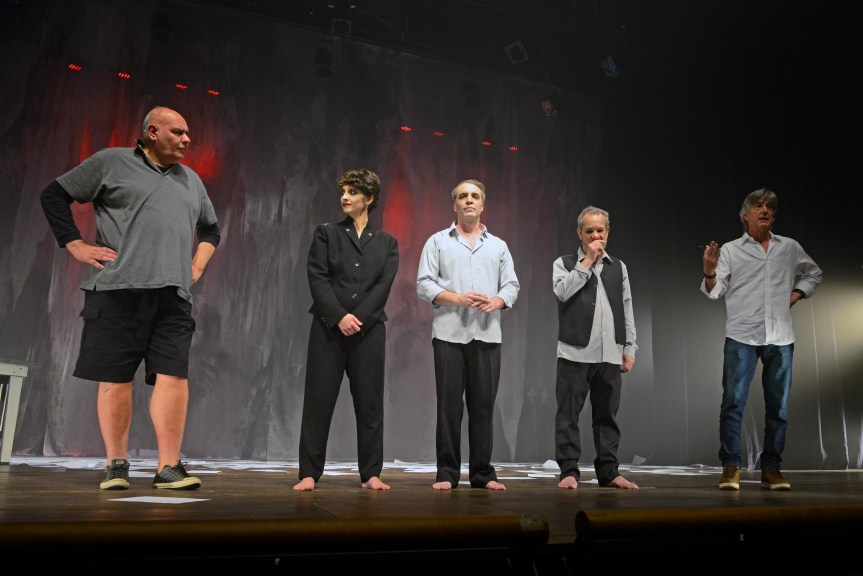 Marcelo Restori, Karine Paz, Marcelo Crawshaw, Heitor Schmidt e Júlio Conte.
